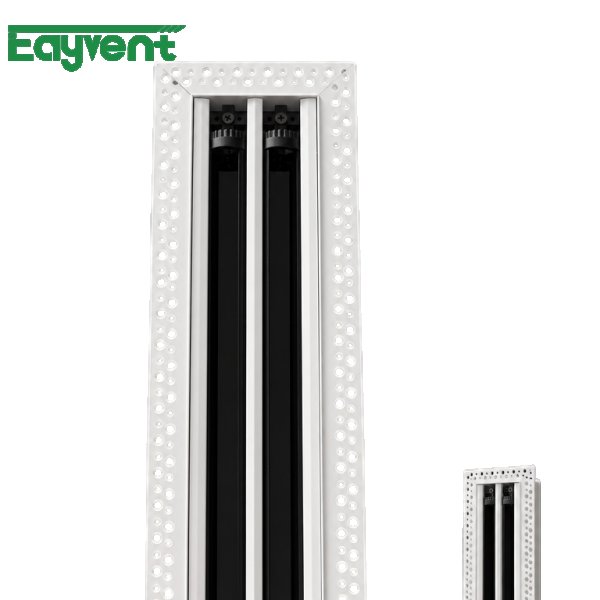 Plaster-in Concealed Jaw Slot Diffuser | Aluminum Frameless HVAC Ceiling Vent