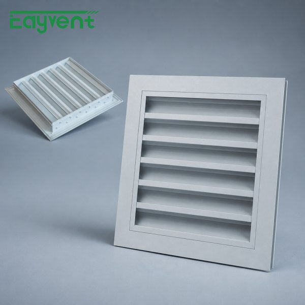Industrial Aluminum Rainproof Louver for Generator Rooms & Factory Ventilation