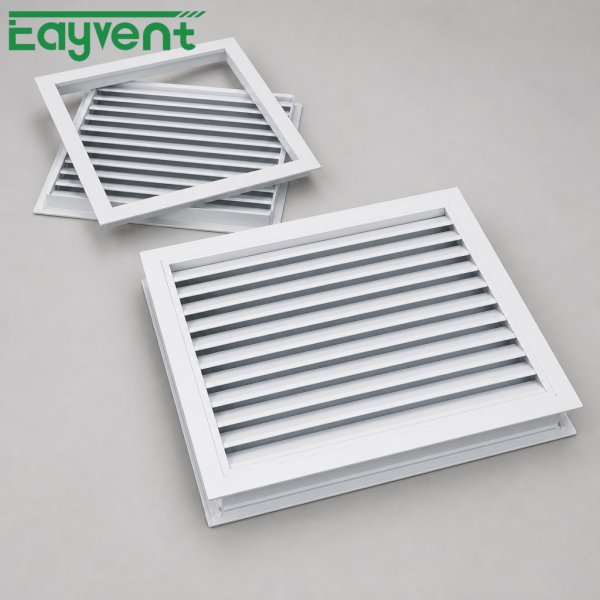 Custom Size Under Door Air Transfer Grille, Rustproof Aluminium Alloy Interior Door Vent for Residential HVAC System