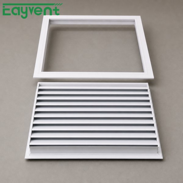 Easy Clean Anti-Dust Under Door Air Grille, Detachable Mesh Room Air Exchange Louver for Clean & Humid Space