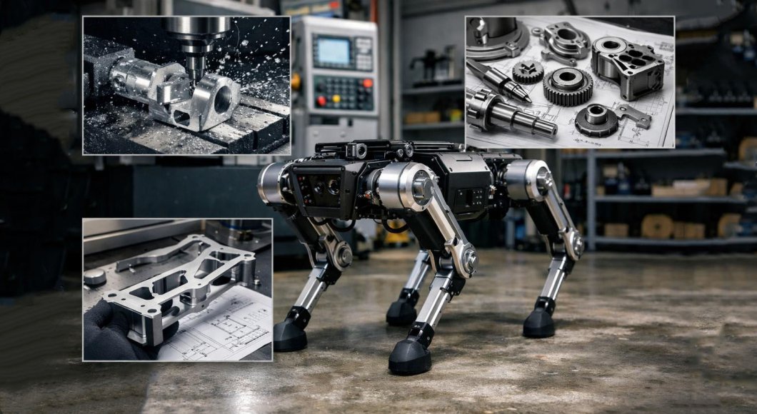 How Is CNC Machining Powering the Future of Quadruped Robots?