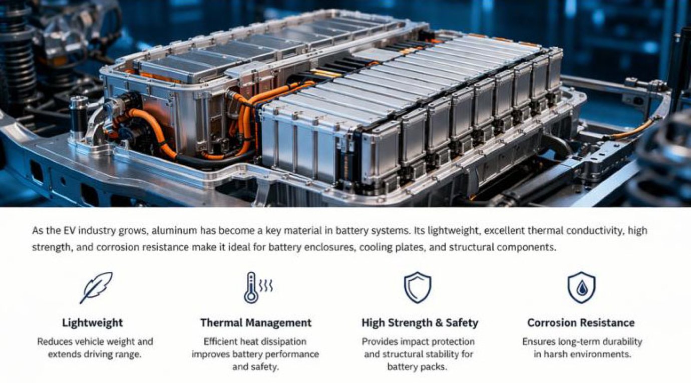Aluminum Components for Battery Systems: Powering the Future of Electric Vehicles