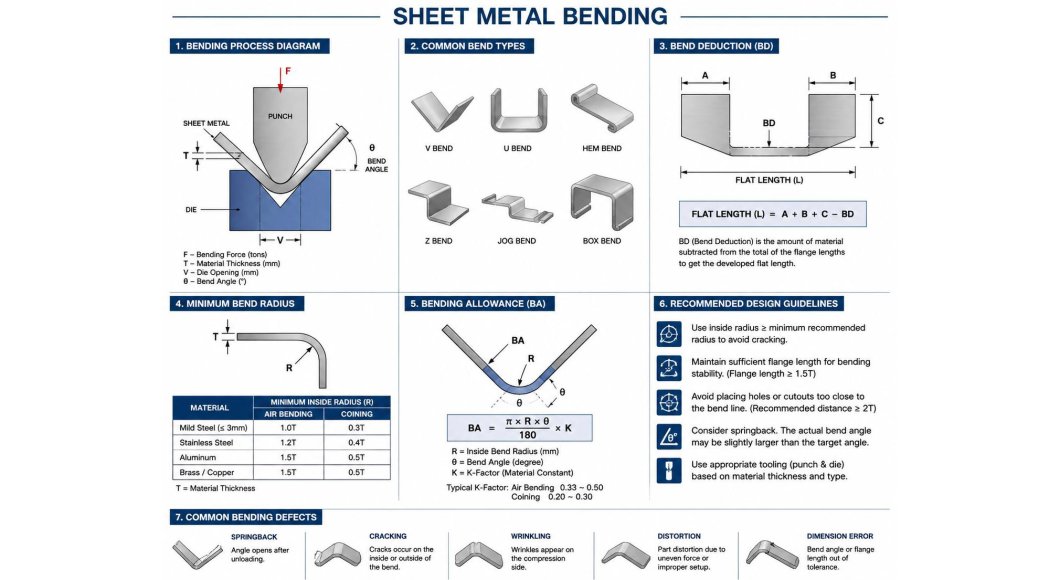 Common Sheet Metal Bending Problems and How to Avoid Them