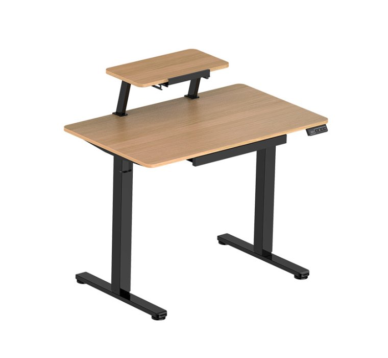 Tablero completo individual invertido de 2 secciones con marco de escritorio - 26A-C412R-582