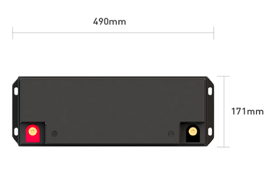 Group 49 Lithium Battery Size Comparison Diagram