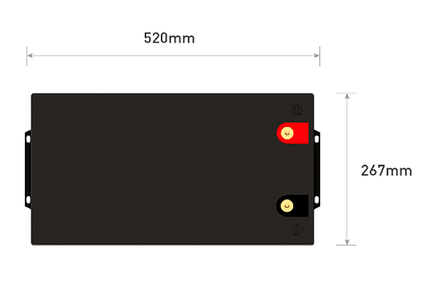 Haicen G8D-12V350Ah Smart LiFePO4 Lithium Battery for RV and Marine 