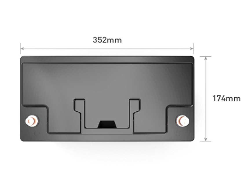 Haicen 352 Series-12V120/150Ah LiFePO4 Lithium Battery for RVs, Solar Systems, Marine 