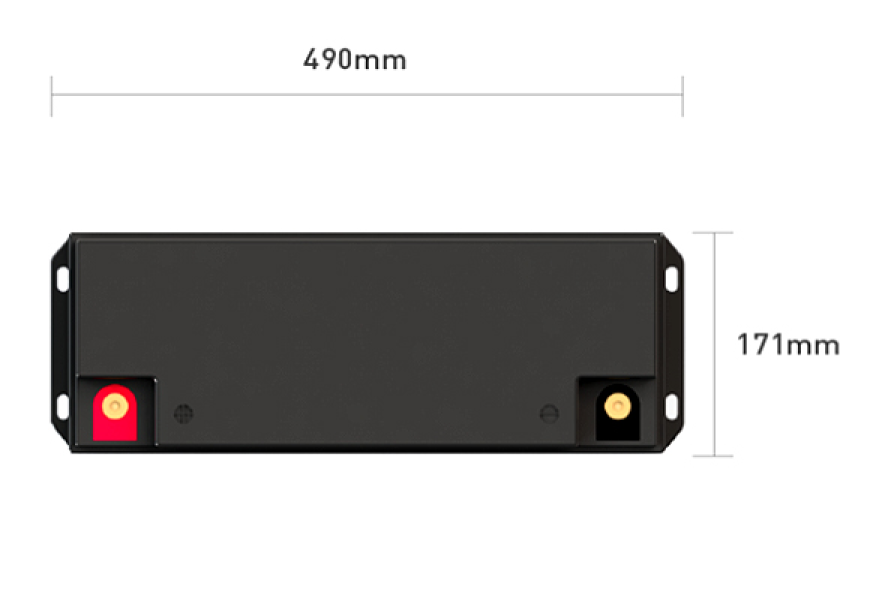 Haicen Power group 49-48V50Ah LiFePO4 Lithium Battery for RV, Solar Systems, Marine 