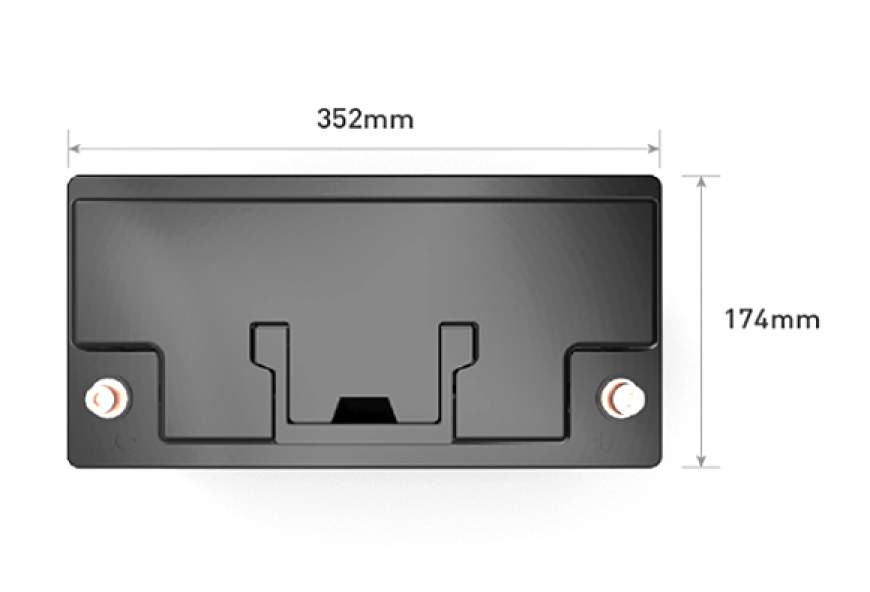 Haicen Power 352Series-12V120Ah LiFePO4 Lithium Battery for RV, Solar Systems, Marine 