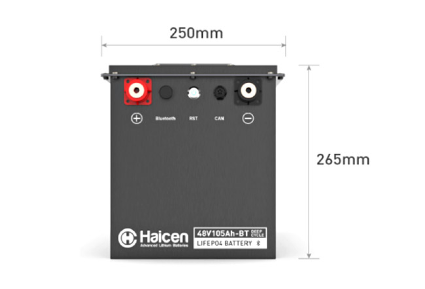 Haicen Power 48V105Ah-B Series LiFePO4 Lithium Battery for Golf Carts