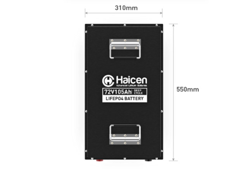 Haicen Power 72V105Ah Smart LiFePO4 Lithium Battery for Golf Carts