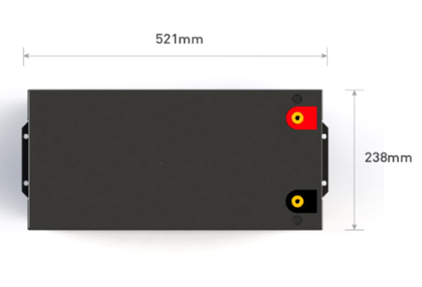 Haicen G4DS-12V318Ah Prismatic Lithium Battery for replacement of lead-acid battery