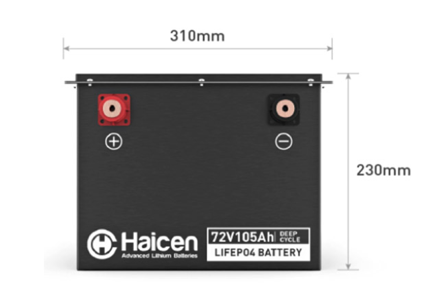 Haicen Power 72V105Ah LiFePO4 Lithium Battery for Golf Carts