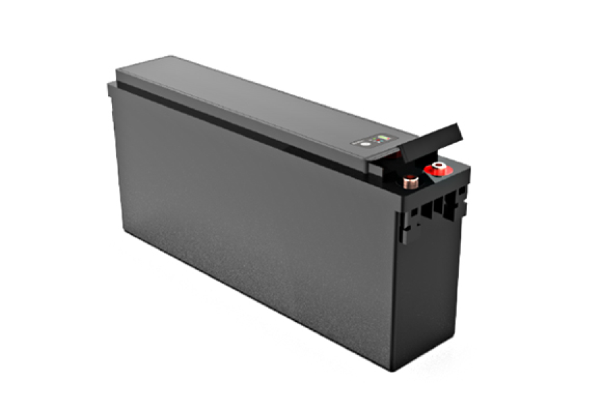 Haicen 507S Series-12V100/125Ah Slimline Smart LiFePO4 Lithium Battery for RVs, Solar Systems, Marine 