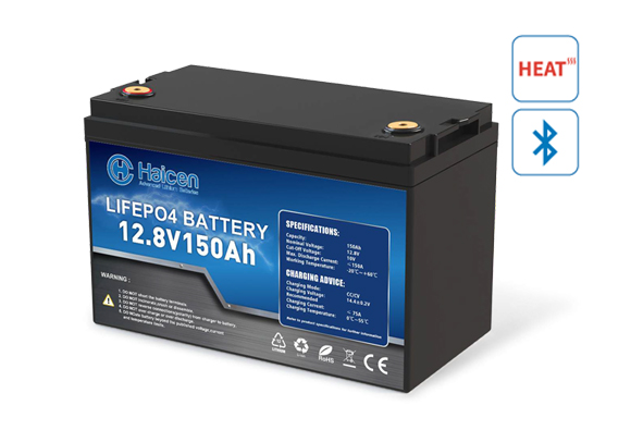 HCG31S Series-12V132/150165Ah Smart LiFePO4 Lithium Batteries