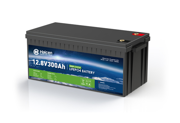 12.8V300Ah Deep Cycle Lithium Battery