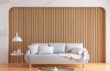 Innovative design of grooved wall panels improves the overall aesthetics of the wall