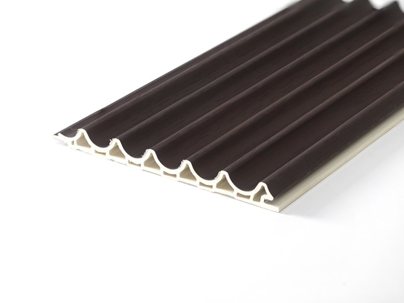Fluted Wall Panels-Waved Wall Panels-Dark Walnut-2800×159