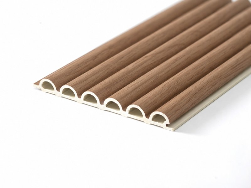 Fluted Wall Panels-Pencil Round Wall Panels-Pecan-2800×158