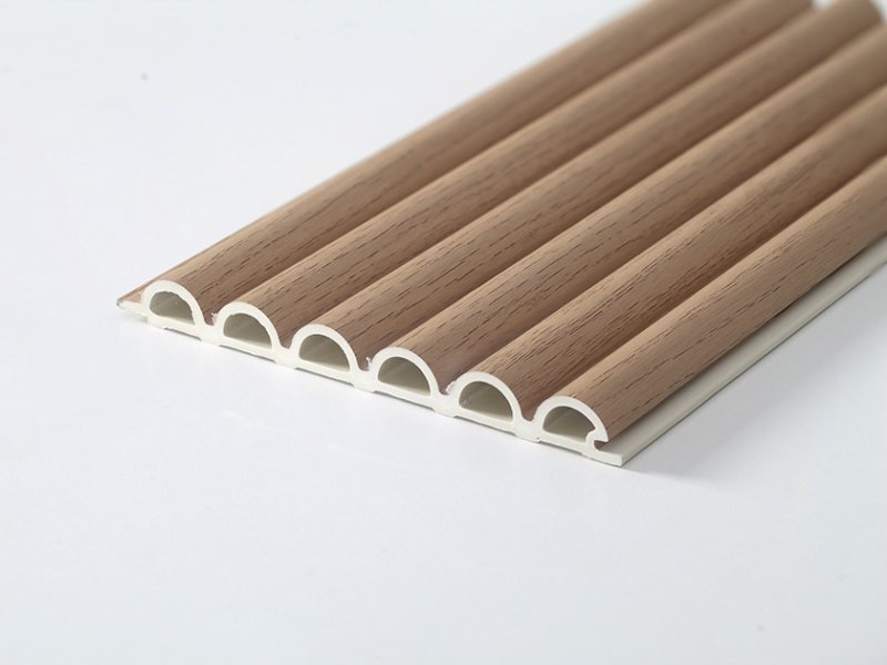 Fluted Wall Panels-Pencil Round Wall Panels-Natural Oak-2800×158