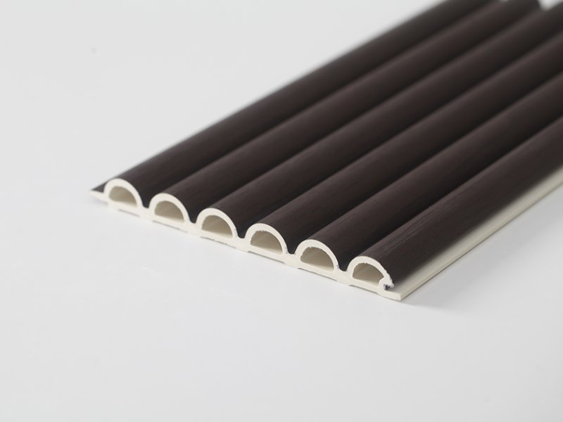 Fluted Wall Panels-Pencil Round Wall Panels-Dark Walnut-2800×158