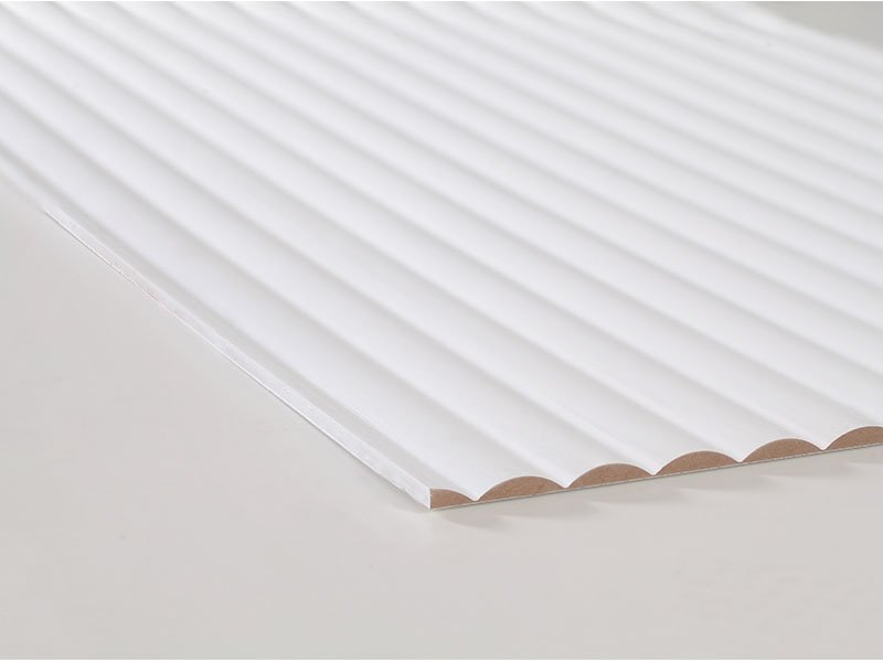 Flexible Timber Wall Panels-Flexible White Primed-Half Round 37.5-2700×600