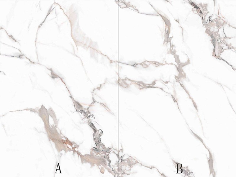 Decorative Flat Wall Panels-Book Matched Stone Pattern Panels-Carrara Marble-2800*1220