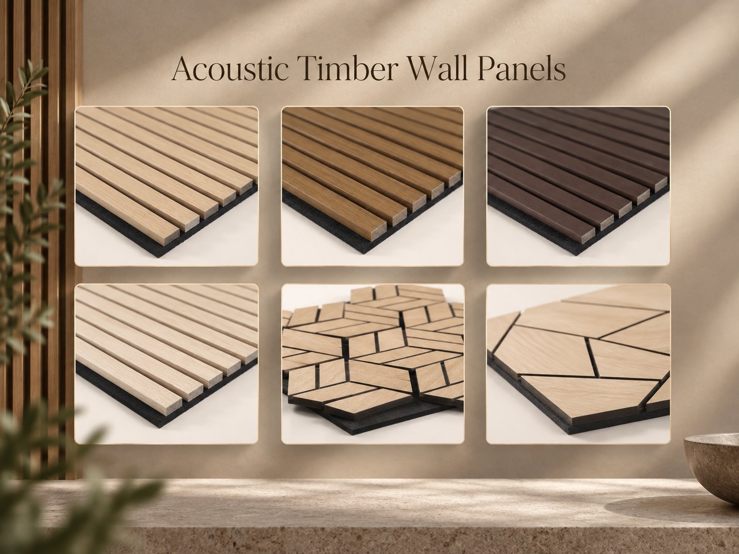 Acoustic Timber Wall Panels