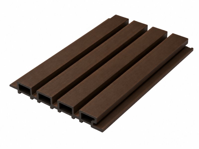 Outdoor series-Wpc Outdoor Batten Wall Cladding-Walnut219×26