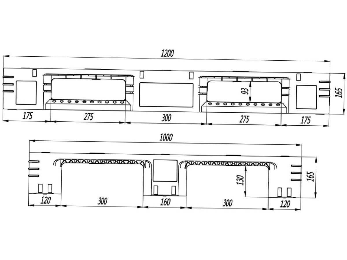Rackable pallets LW-1210DCW-04 (1335)