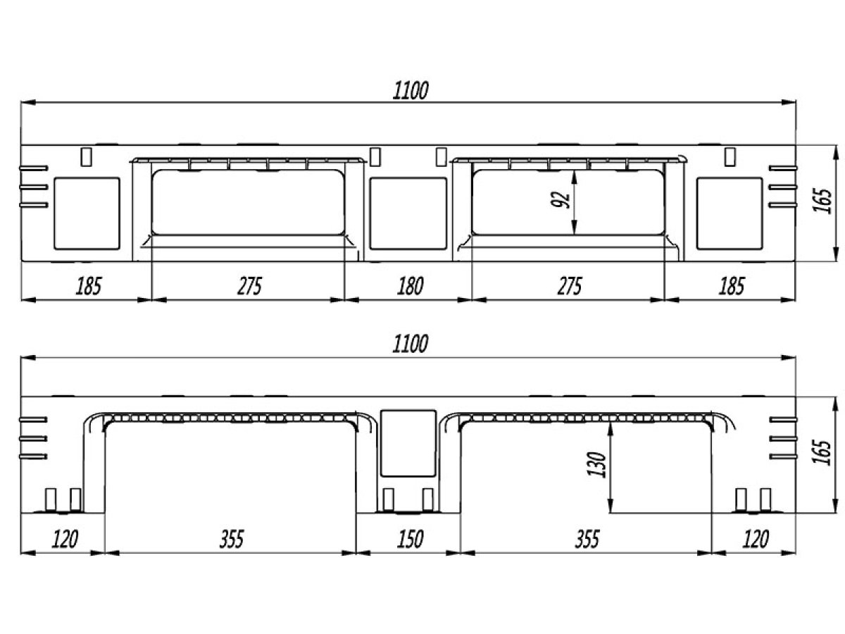 Rackable pallets LW-1111DCW-01 (1355)
