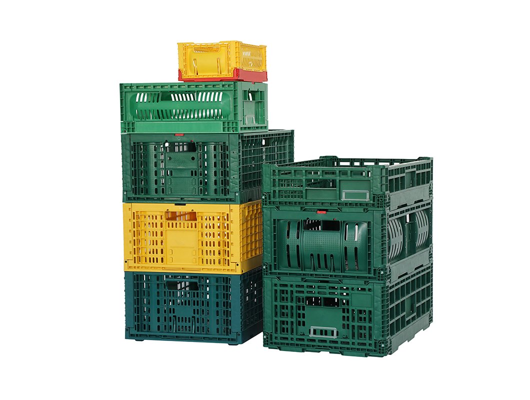 Folding Mesh Containers