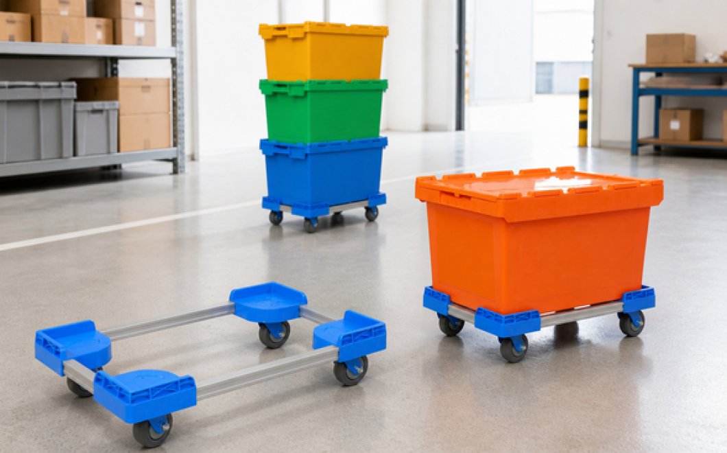 Plastic Moving Dolly: A Flexible and Efficient Solution for Warehouse Handling