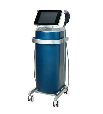 RF microneedling device for collagen stimulation