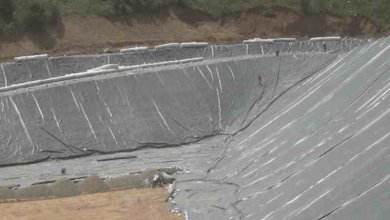Landfill geomembrane anti-seepage system