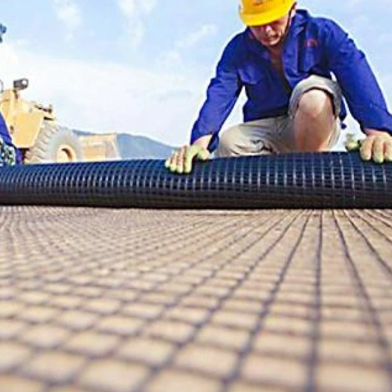 Biaxial geogrid