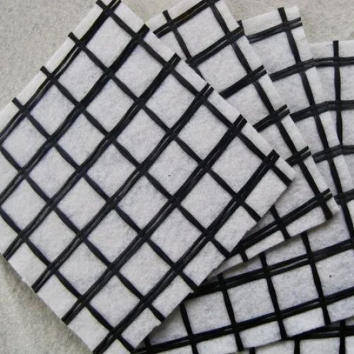 Composite fiberglass geogrid