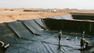 HDPE Geomembrane Middle East | 1.5mm-3.0mm for Oil & Landfill Projects