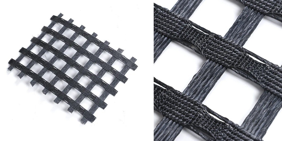 Polyester geogrid