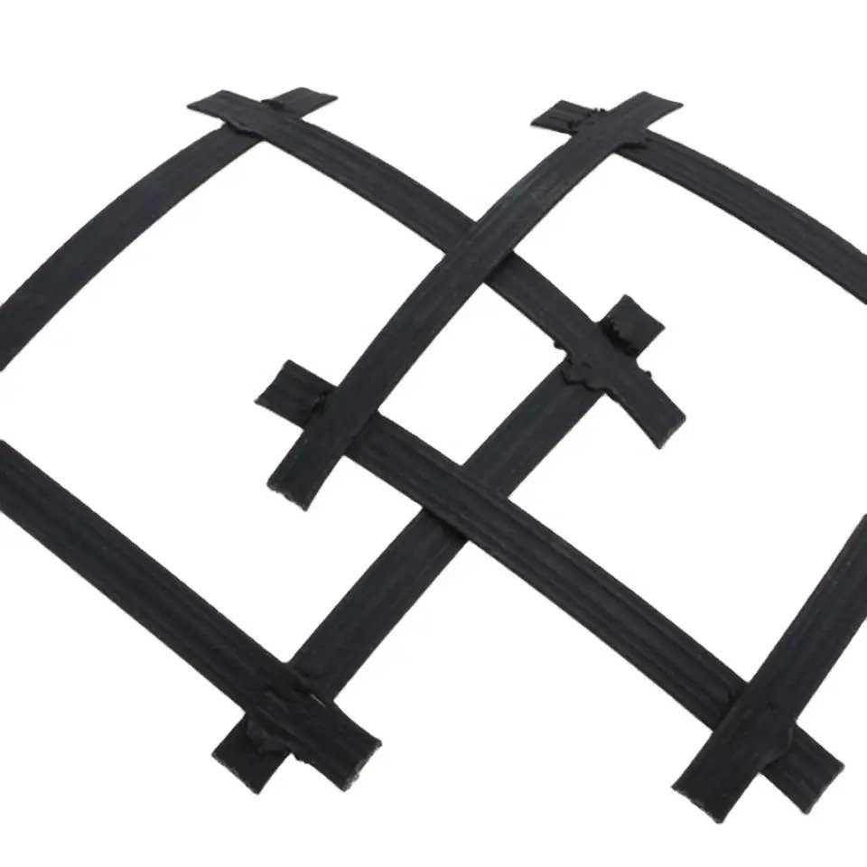 Steel-plastic Geogrid