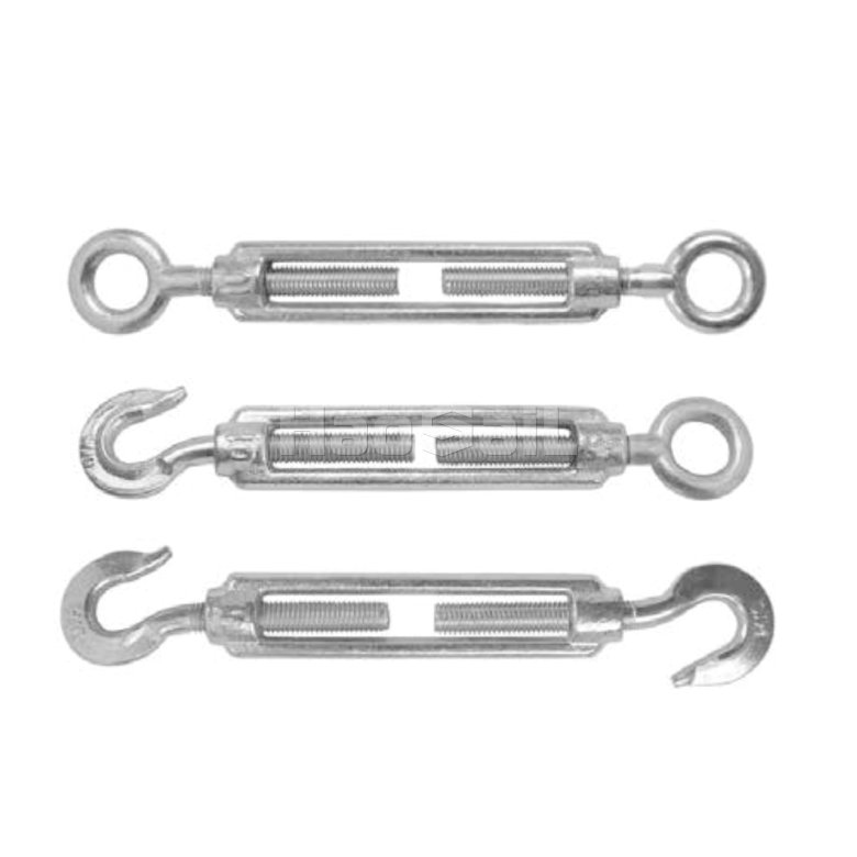 Commercial turnbuckle with left and right-handed threads