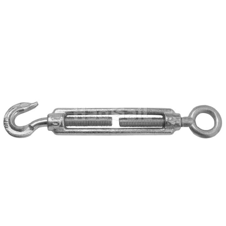 Quick-connect turnbuckle for mooring ropes