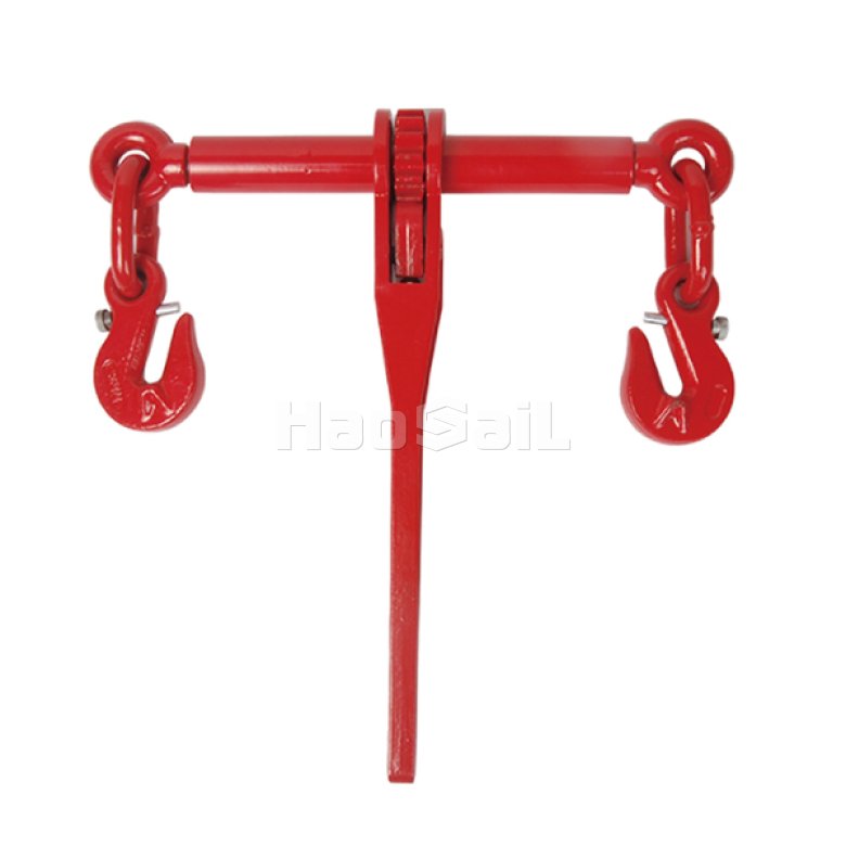 G80 European Type Ratchet Load Binder on railway chain