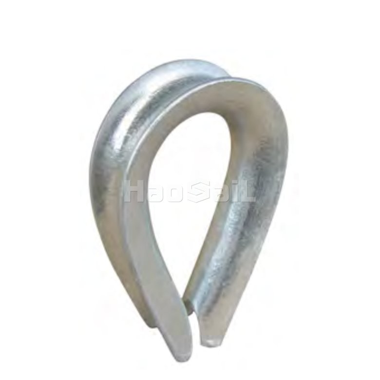 DIN3090 wire rope thimble used in ship mooring