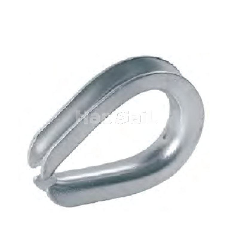 Heavy duty wire rope protection with G414 thimble