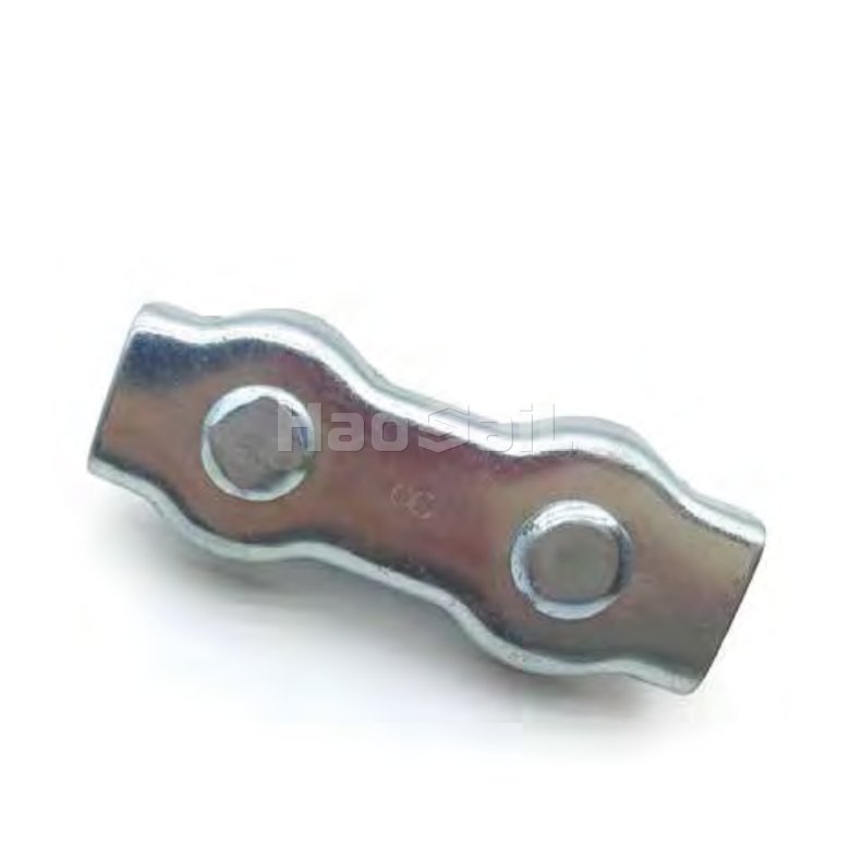twin plate wire rope clip for construction