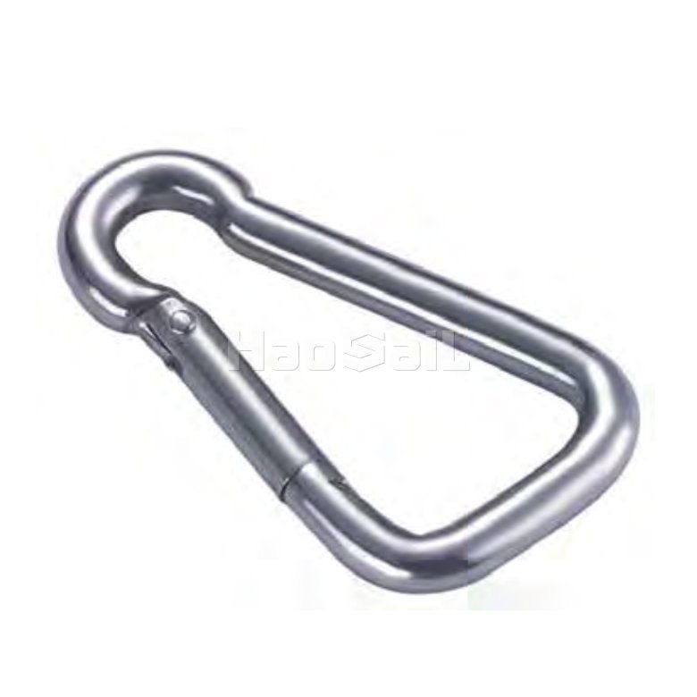 oblique angle snap hook stainless steel