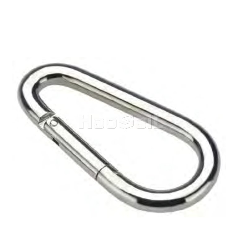 Egg-shaped hook on wall with screws