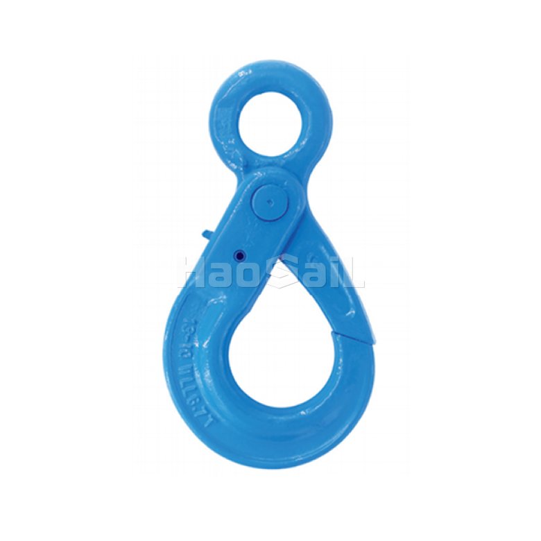 G100 Eye Self-Locking Hook automatic locking mechanism