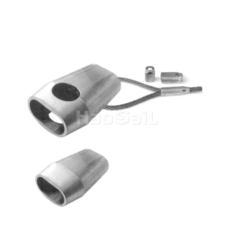 Aluminium Ferrules Form C for wire rope connection